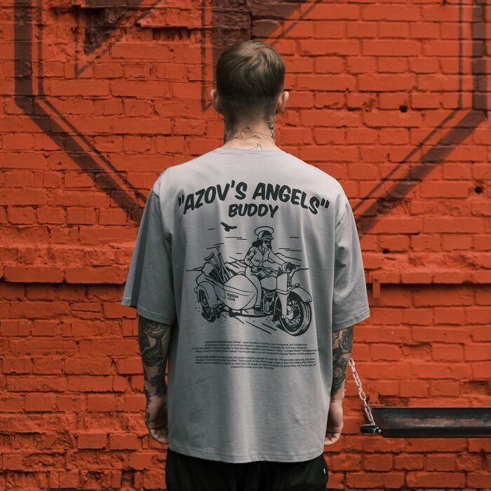 T-shirt Azov's Angels Buddy "Bike"