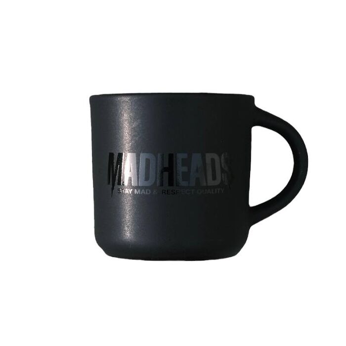 Matte ceramic mug "Stay Mad & Respect Quality"