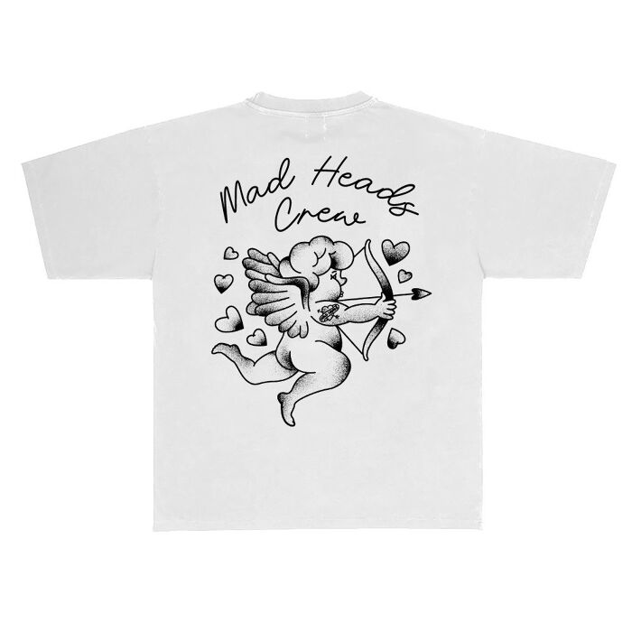 T-shirt white "Cupid". SHU x MH