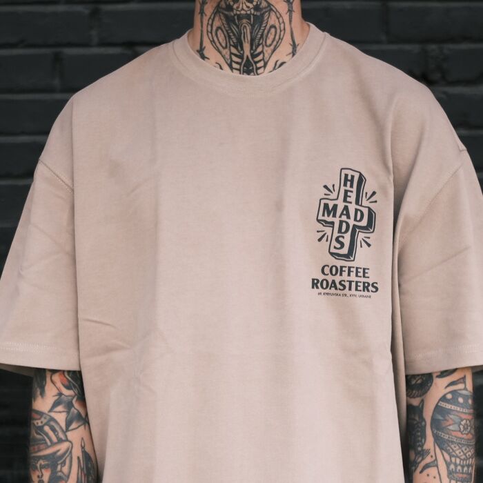 Cappuccino T-shirt "Who Satan vol.2". SHU x MH