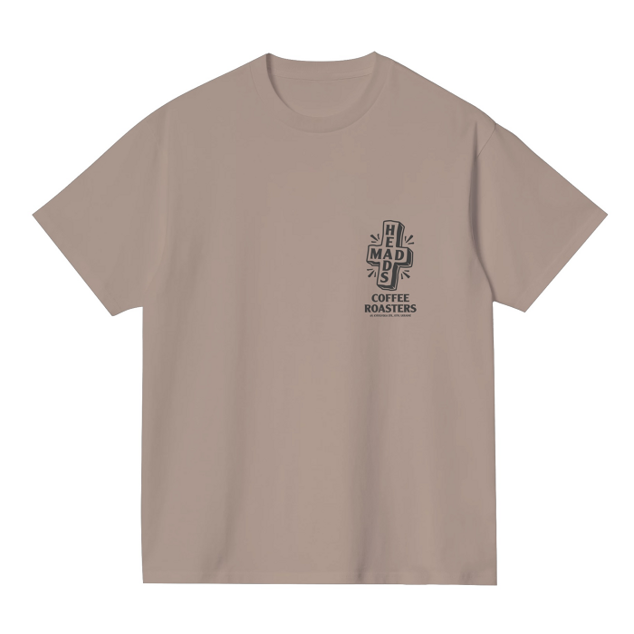Cappuccino T-shirt "Who Satan vol.2". SHU x MH