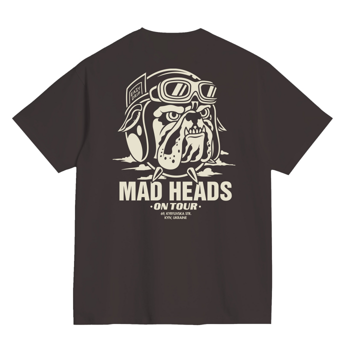 Dark chocolate T-shirt "Mad heads on tour"